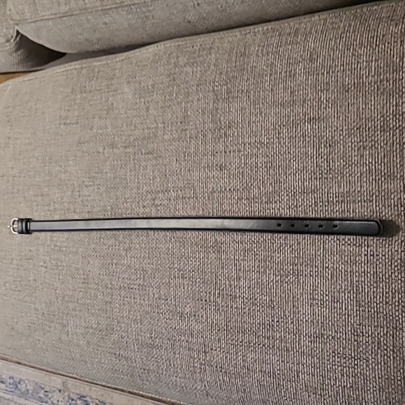 Premium Genuine Leather, 36.5", Genuine Soft Black Vintage leather belt. - Picture 4 of 4